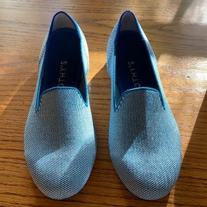 Rothy’s loafers new never worn indigo cloud 9.5